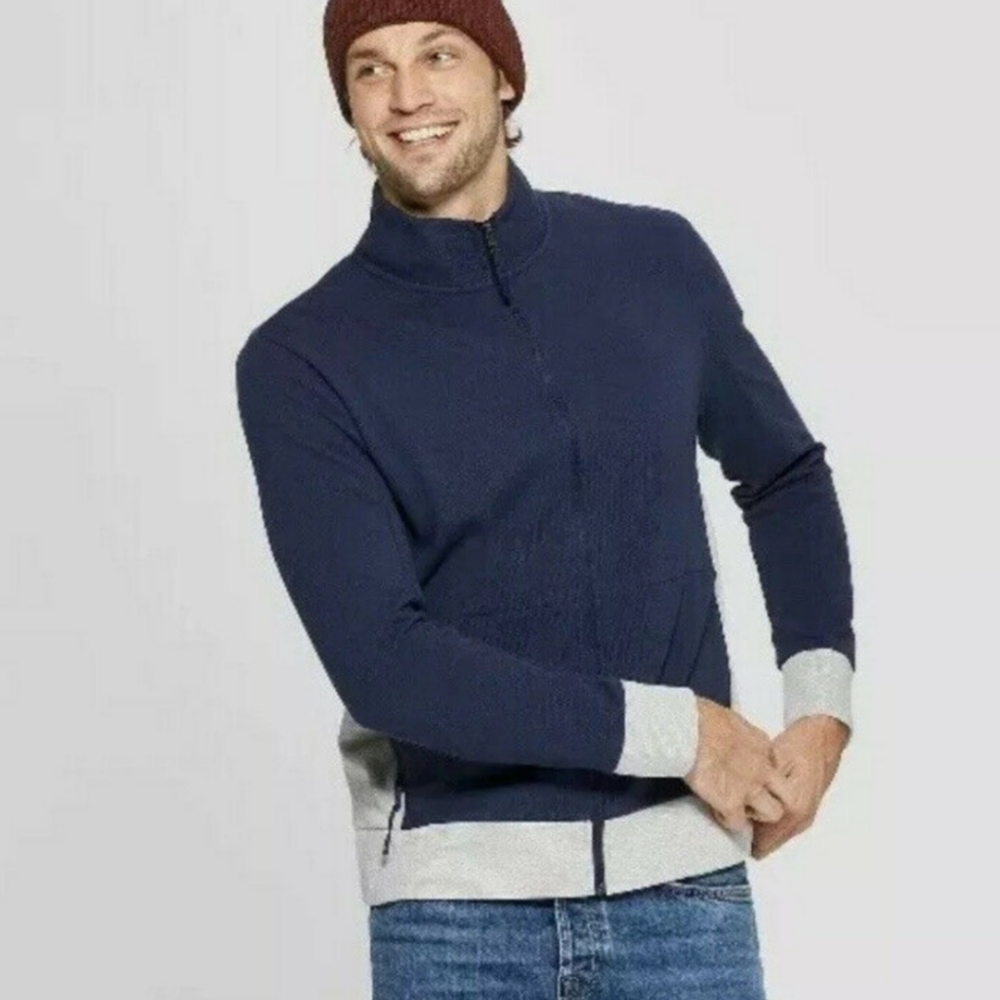 NWOT Goodfellow & Co Front Zip Sweatshirt Jacket